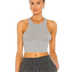 Free People High Neck Ribbed Tank